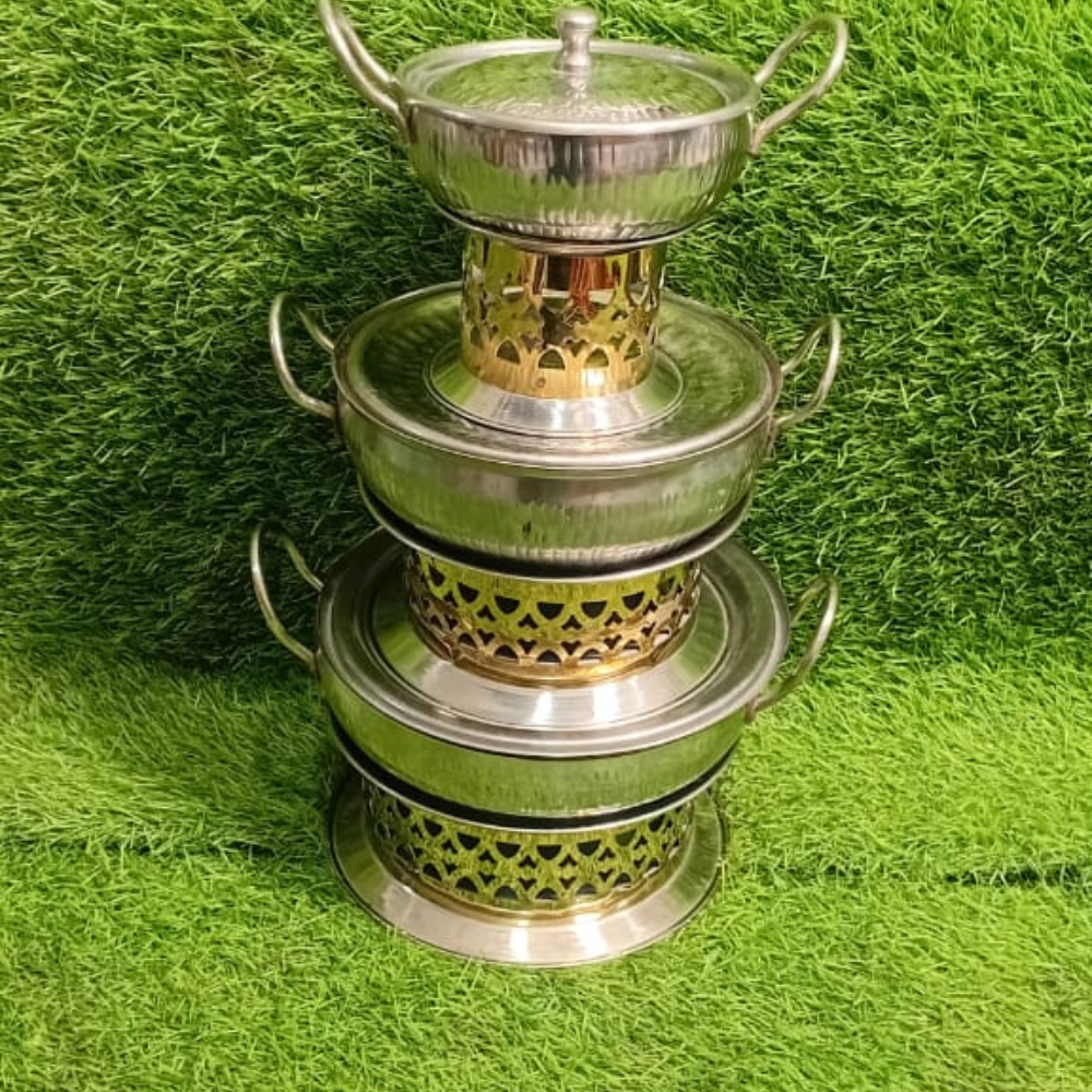 Stainless Steel Serving Meethar
