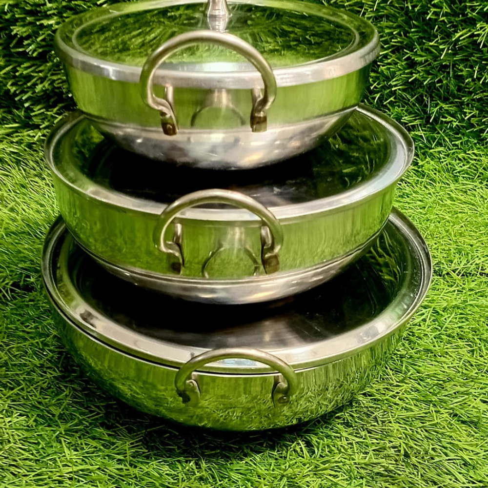 Magnet Steel Serving Karahi
