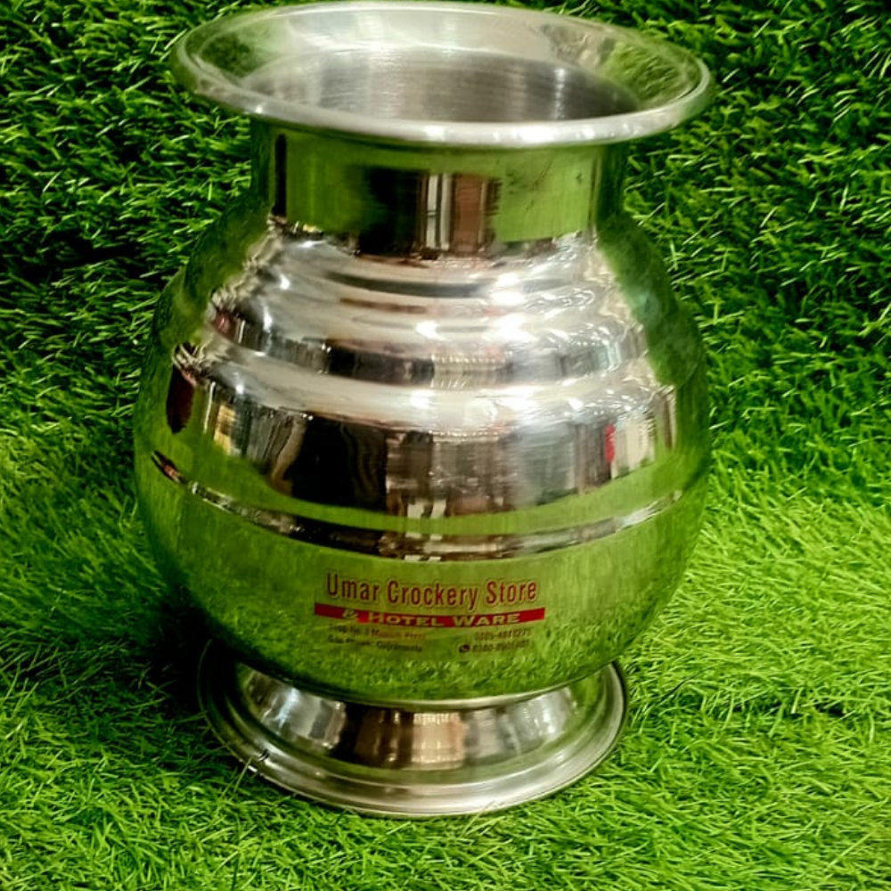 Premium Stainless Steel Tamaloo (Lassi Jar) – Traditional Drink Server
