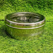 Stainless Steel Round Masala Box – 5 Katori