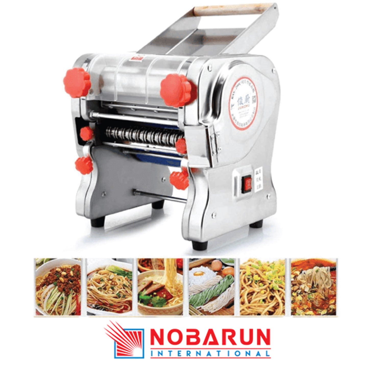 Commercial Kneading Machine Electric Noodles Pasta Maker Stainless Steel Press Roller