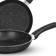 AR Marble Coated Non Stick Fry Pan - Black