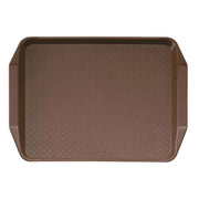Unbreakable ABS Plastic Serving Trays Antiskid Fast Food Tray