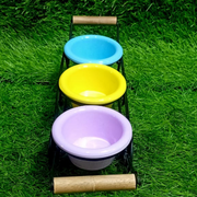 Black Non-Stick Coated Sauce Trolley