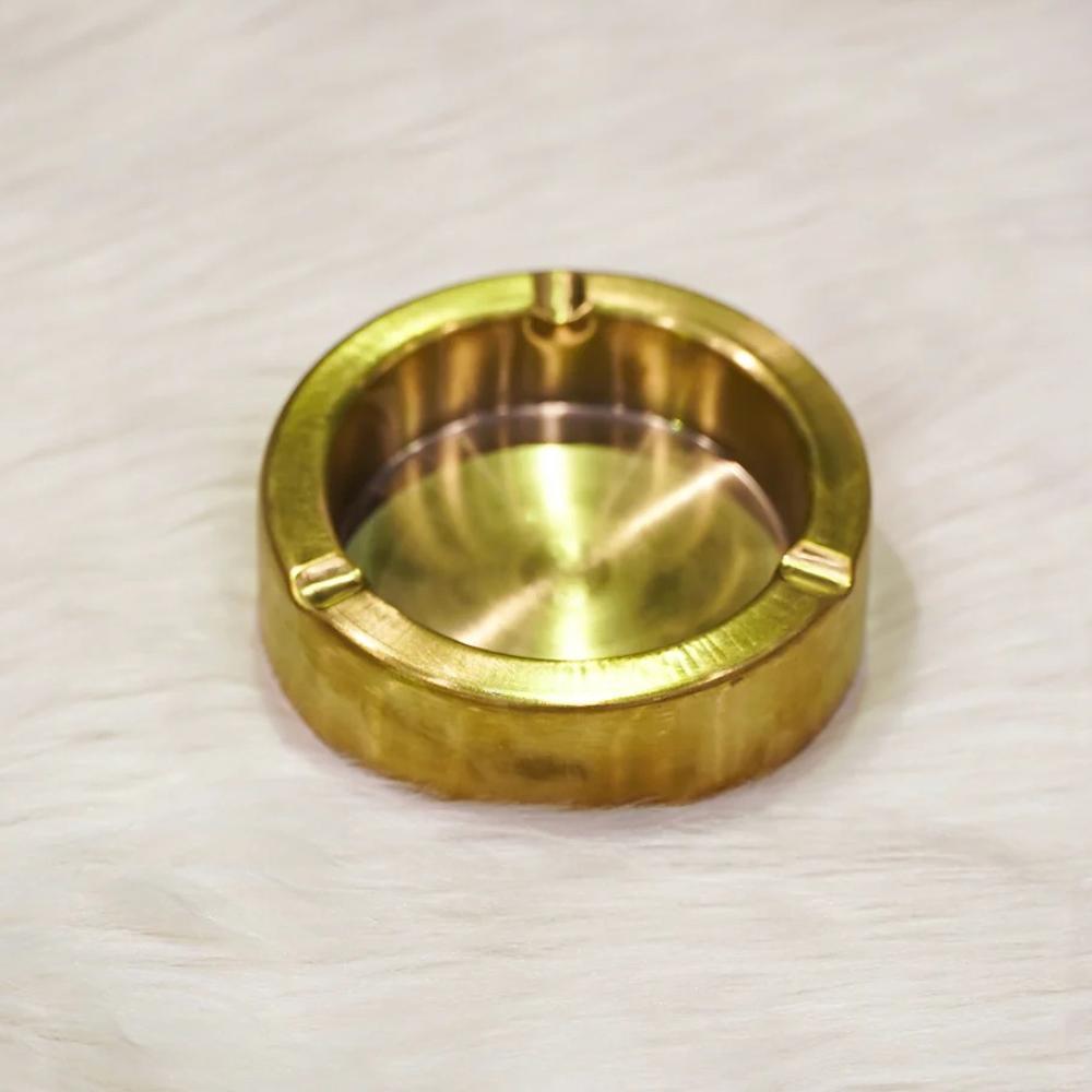 Golden Shiny Ashtray