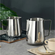 Milk Frothing Pitcher Jug Stainless Steel Milk Jug Cup for Lattes Coffee Bar