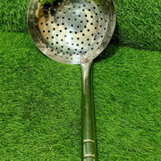 Stainless Steel Dhora with Holes – Perforated Strainer Bowl