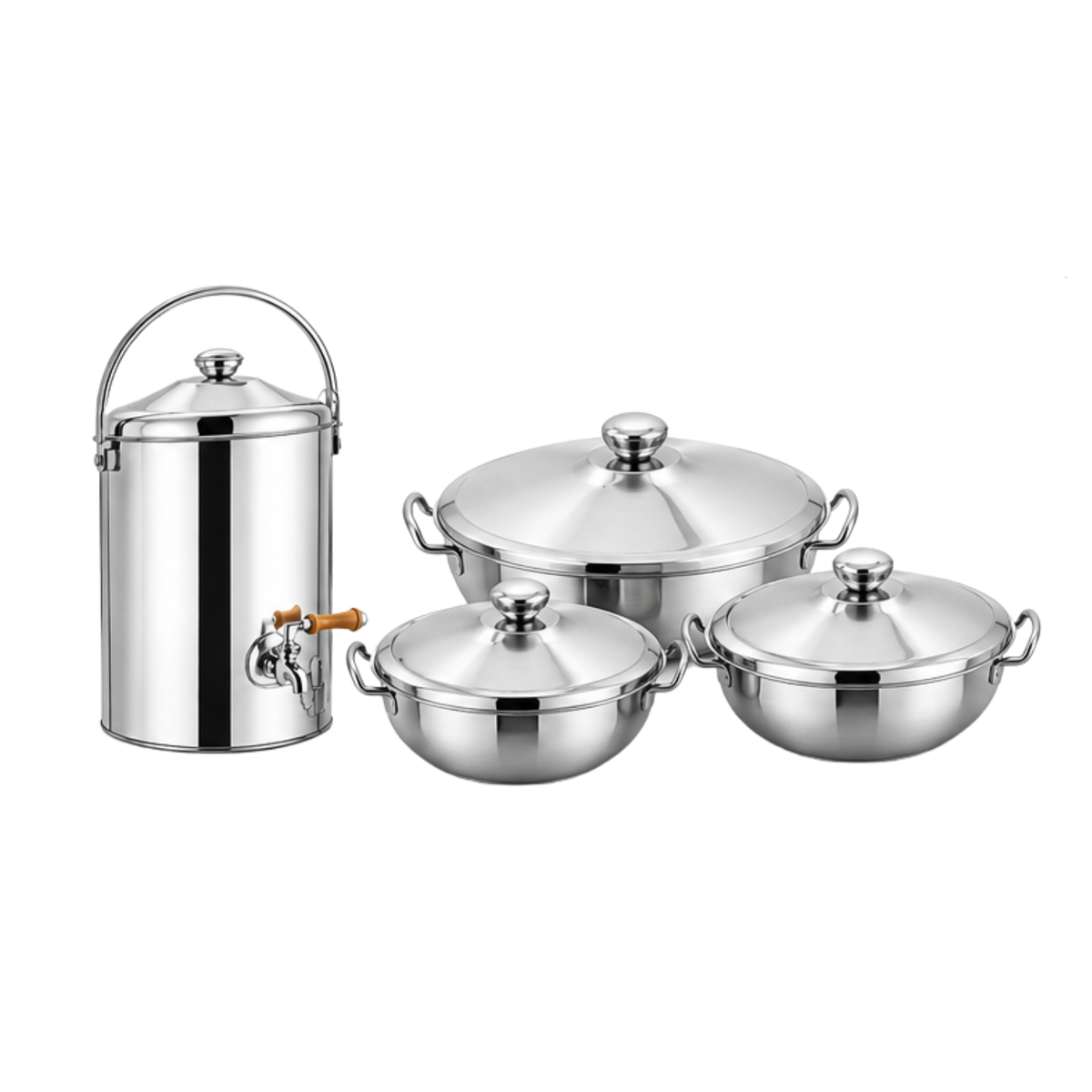 Oreal Legacy Stainless Steel Wedding Set – 4-Piece Cookware Gift Set