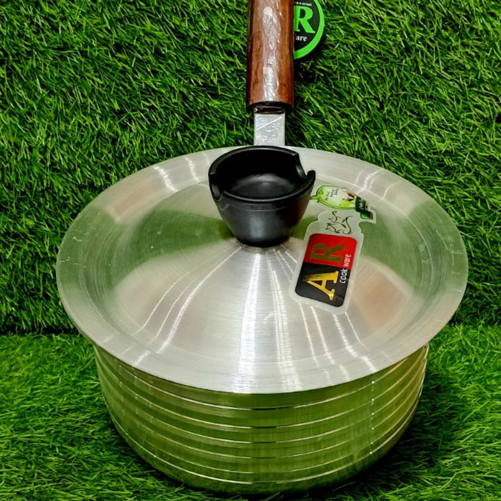 AR Stainless Steel Sauce Pan – Durable & Multi-Purpose Cooking Pan