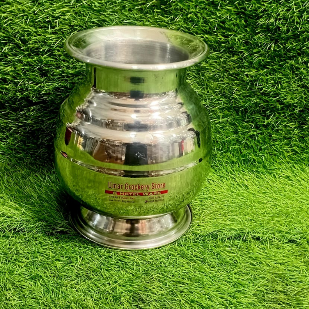 Premium Stainless Steel Tamaloo (Lassi Jar) – Traditional Drink Server