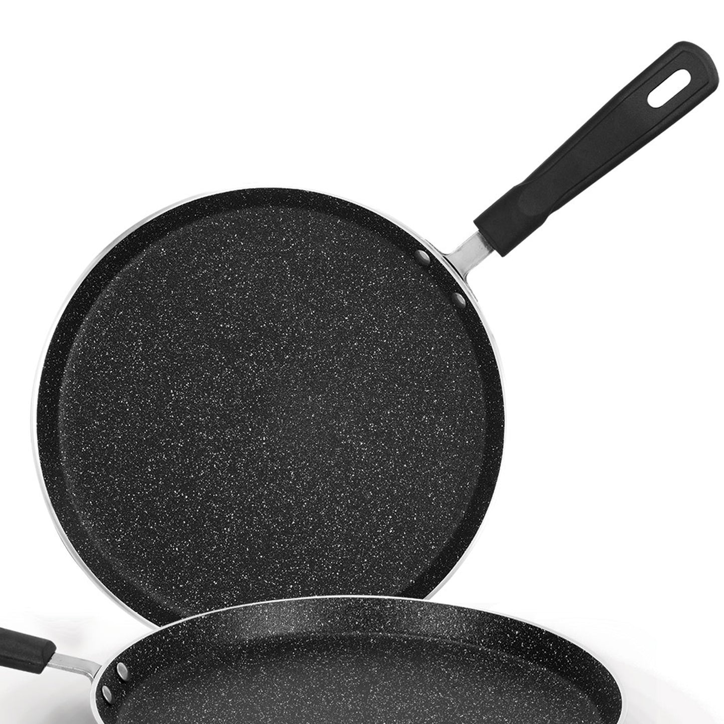 AR Marble Coated Non Stick Hot Plate - Black