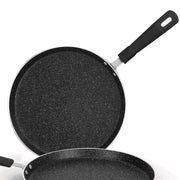 AR Marble Coated Non Stick Hot Plate - Black