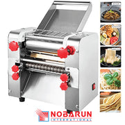Commercial Kneading Machine Electric Noodles Pasta Maker Stainless Steel Press Roller