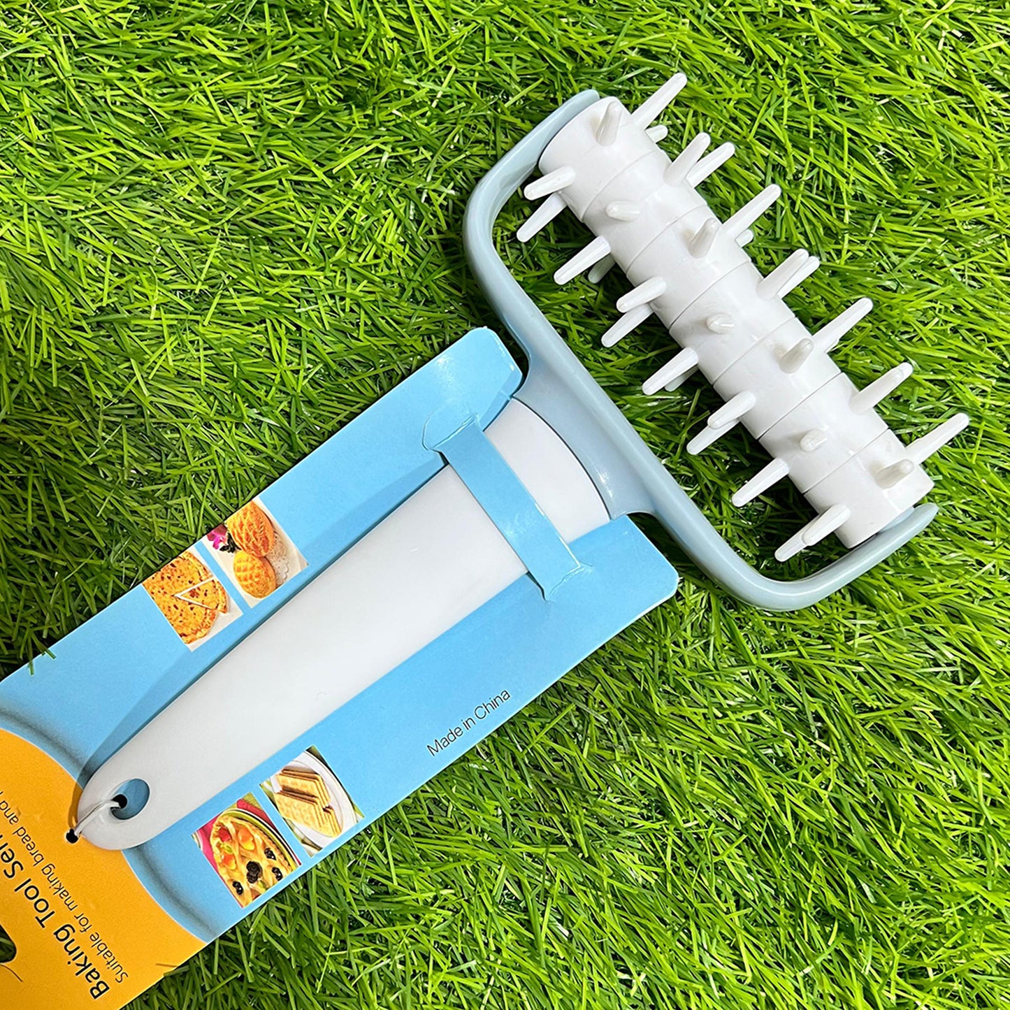 Pastry Dough Docker Roller – Anti-Bubble Tool for Pizza, Pie & Pastry