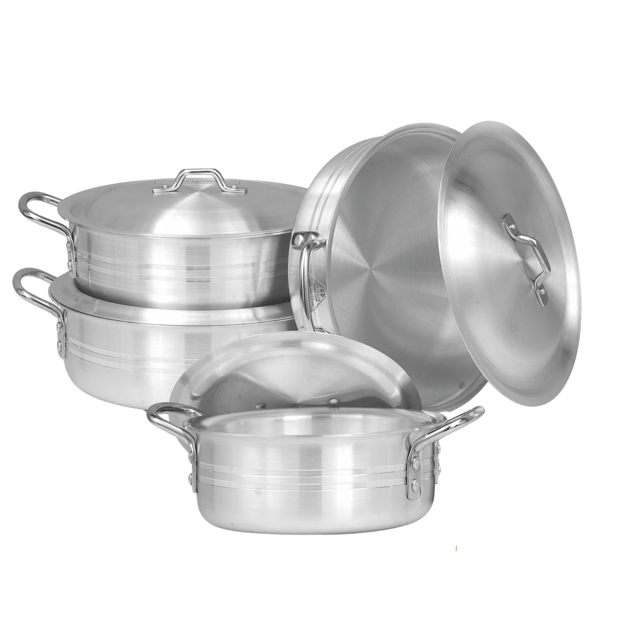 8 Pieces AR Fish Pot Casserole Set 7/10 | Metal Finish Cookware