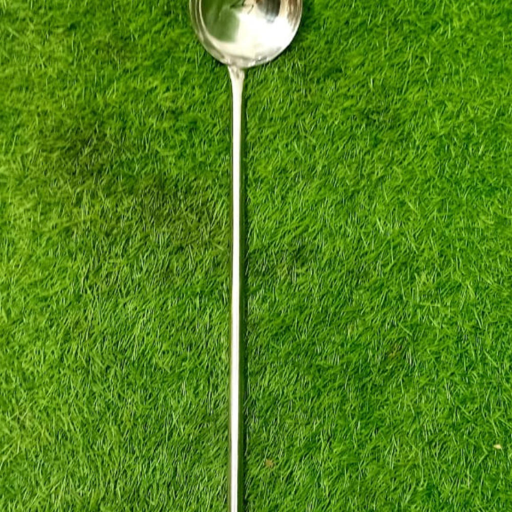 Heavy Duty Stainless Steel Pak Ladle with Pipe Rod Handle – Commercial Kitchen Serving Spoon