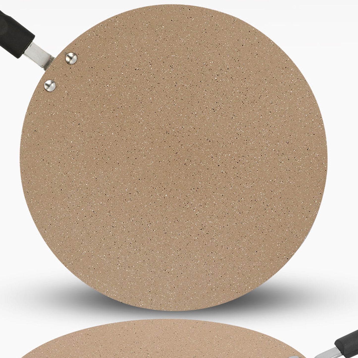 AR Marble Coated Non Stick Tawa - Beige