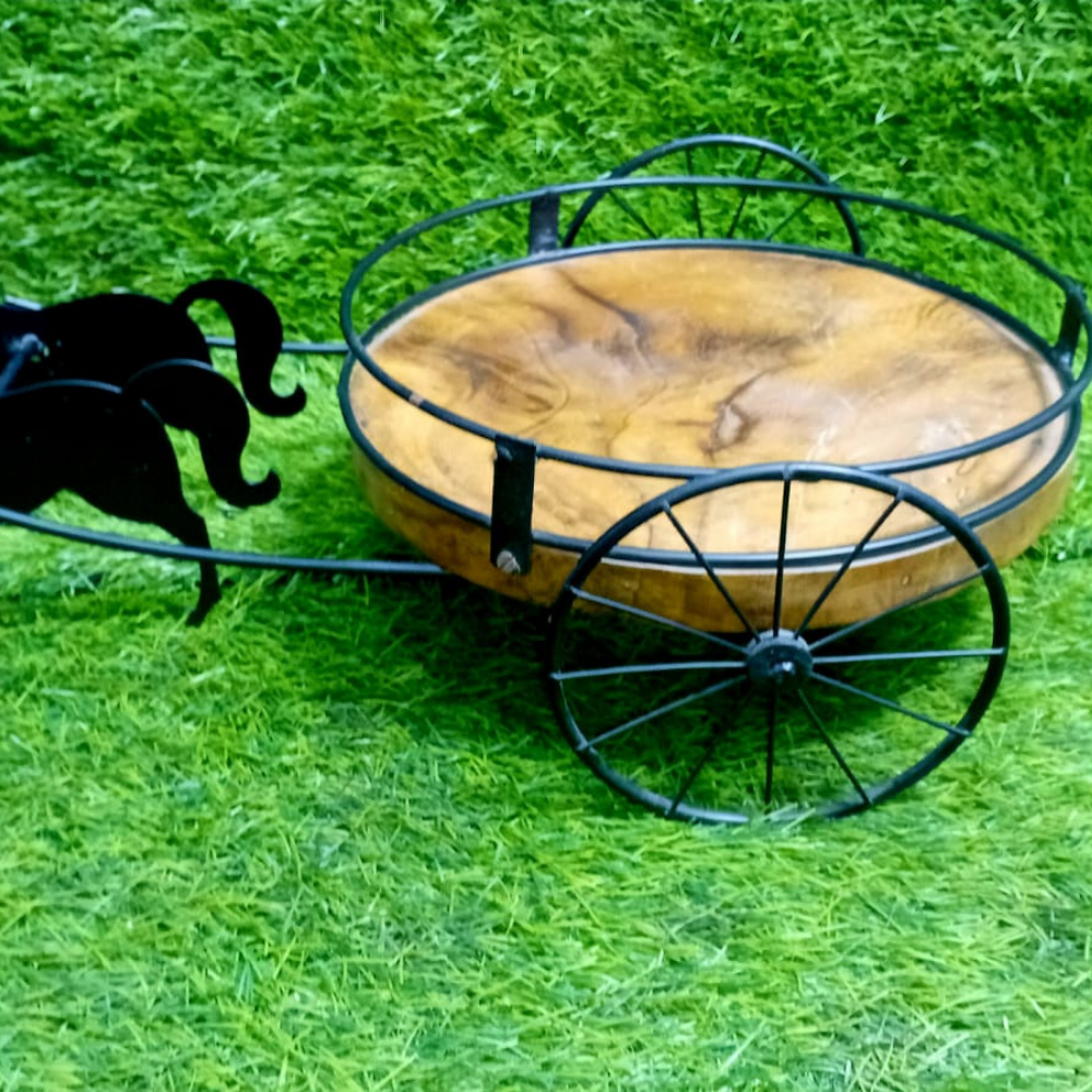 Burger Serving Trolley Food Serving Cart Restaurant Use 