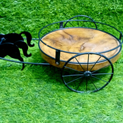 Burger Serving Trolley Food Serving Cart Restaurant Use 