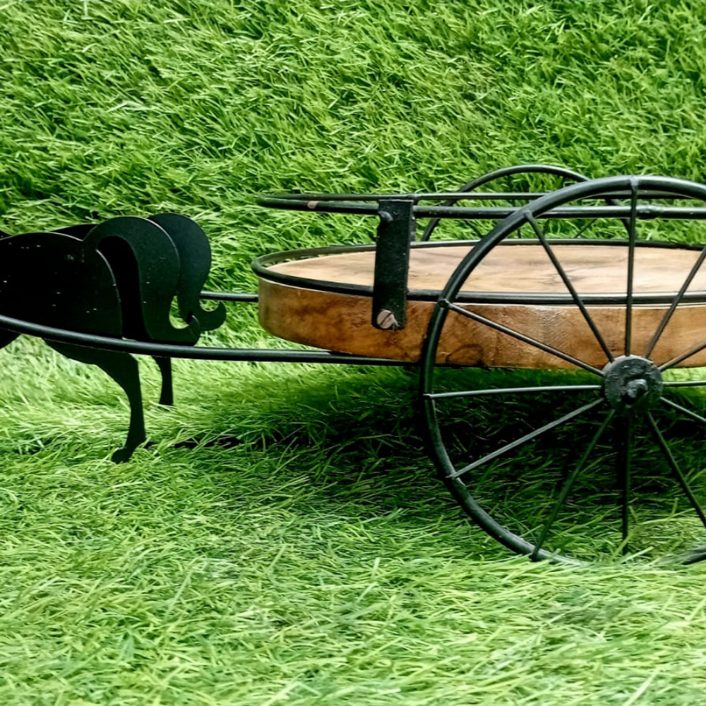 Burger Serving Trolley Food Serving Cart Restaurant Use Side view