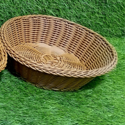 China Bread Basket in round shape, stylish serving basket for bread and pastries