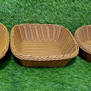 China Bread Basket in square shape, modern bread basket for table centerpiece