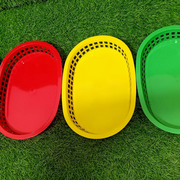 Colorful snack basket tray for fries and dips