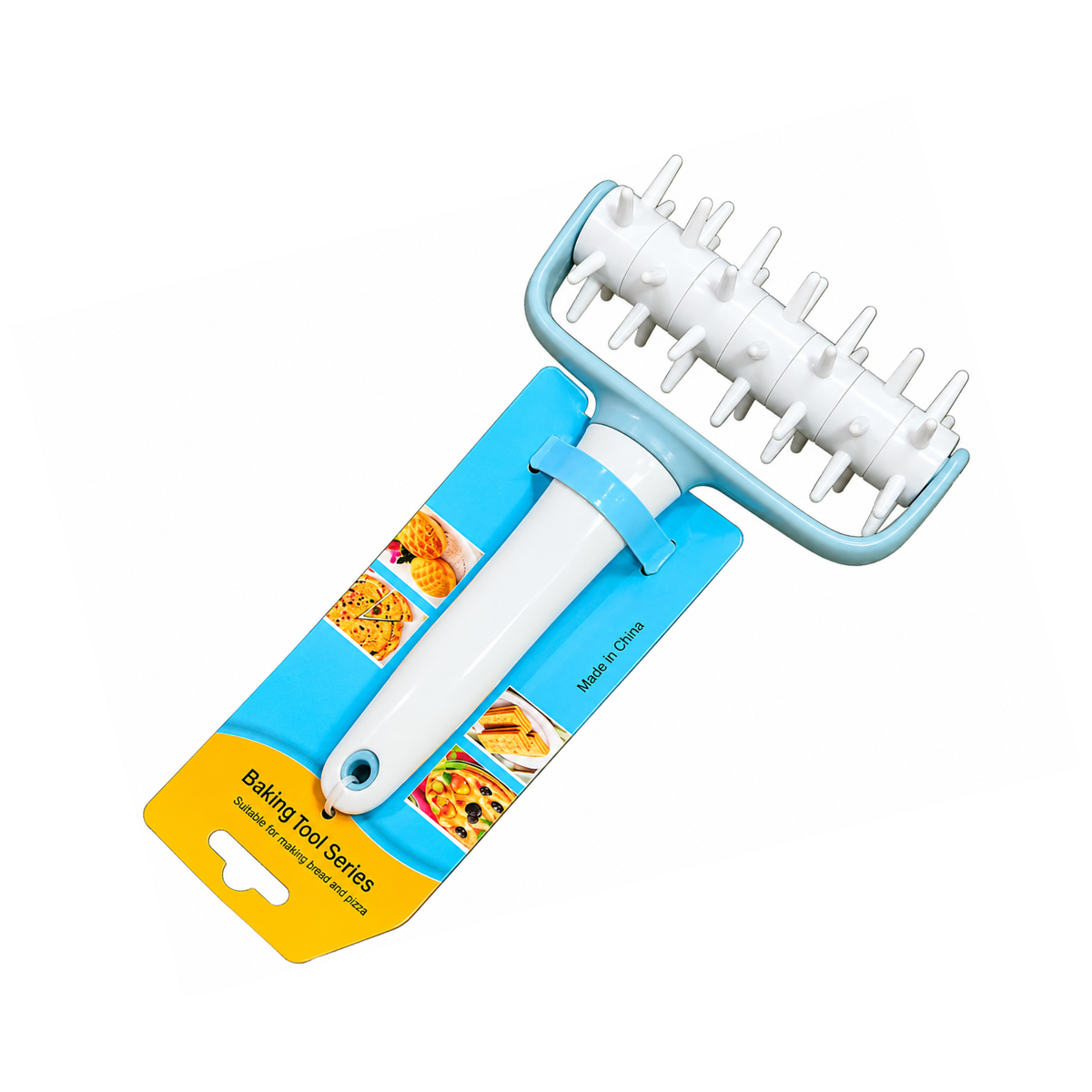 Pastry Dough Docker Roller – Anti-Bubble Tool for Pizza, Pie & Pastry