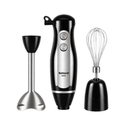 National HAA-1201 3-in-1 Hand Blender – Stainless Steel Immersion Blender with Whisk Attachment