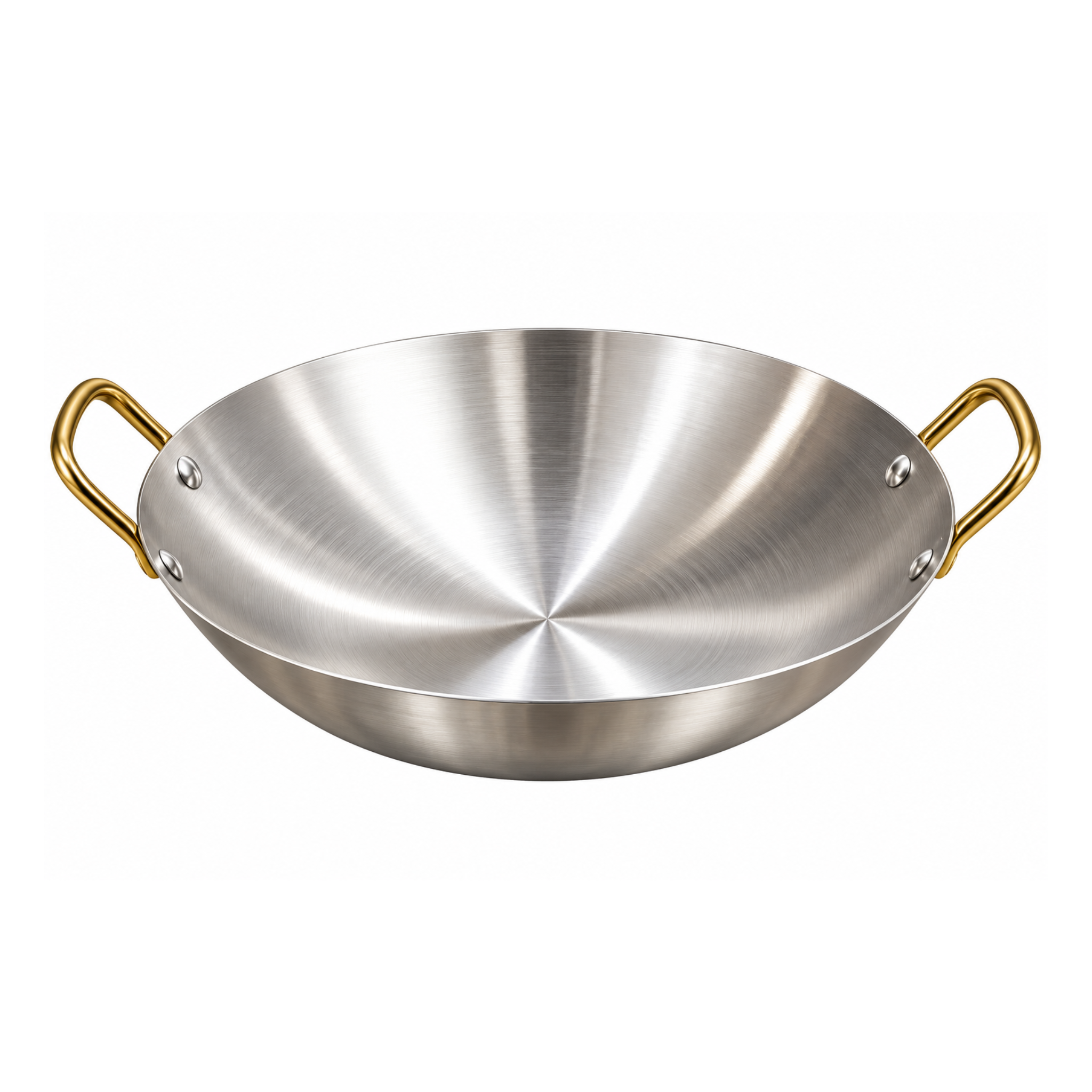 Chinese Karahi featuring Golden Handles