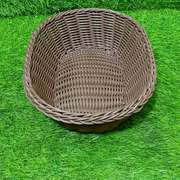 Lightweight Oval bread basket with refined finish, ideal for dining tables and cafes