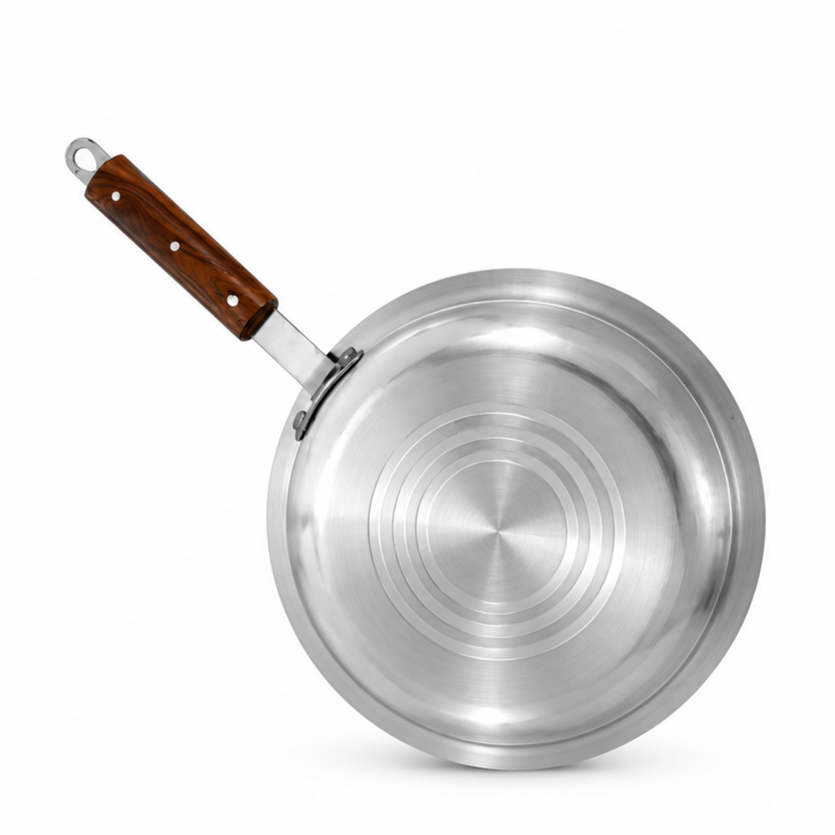 AR Commercial Metal Finish Fry Pan | Heavy Duty Fry Pan
