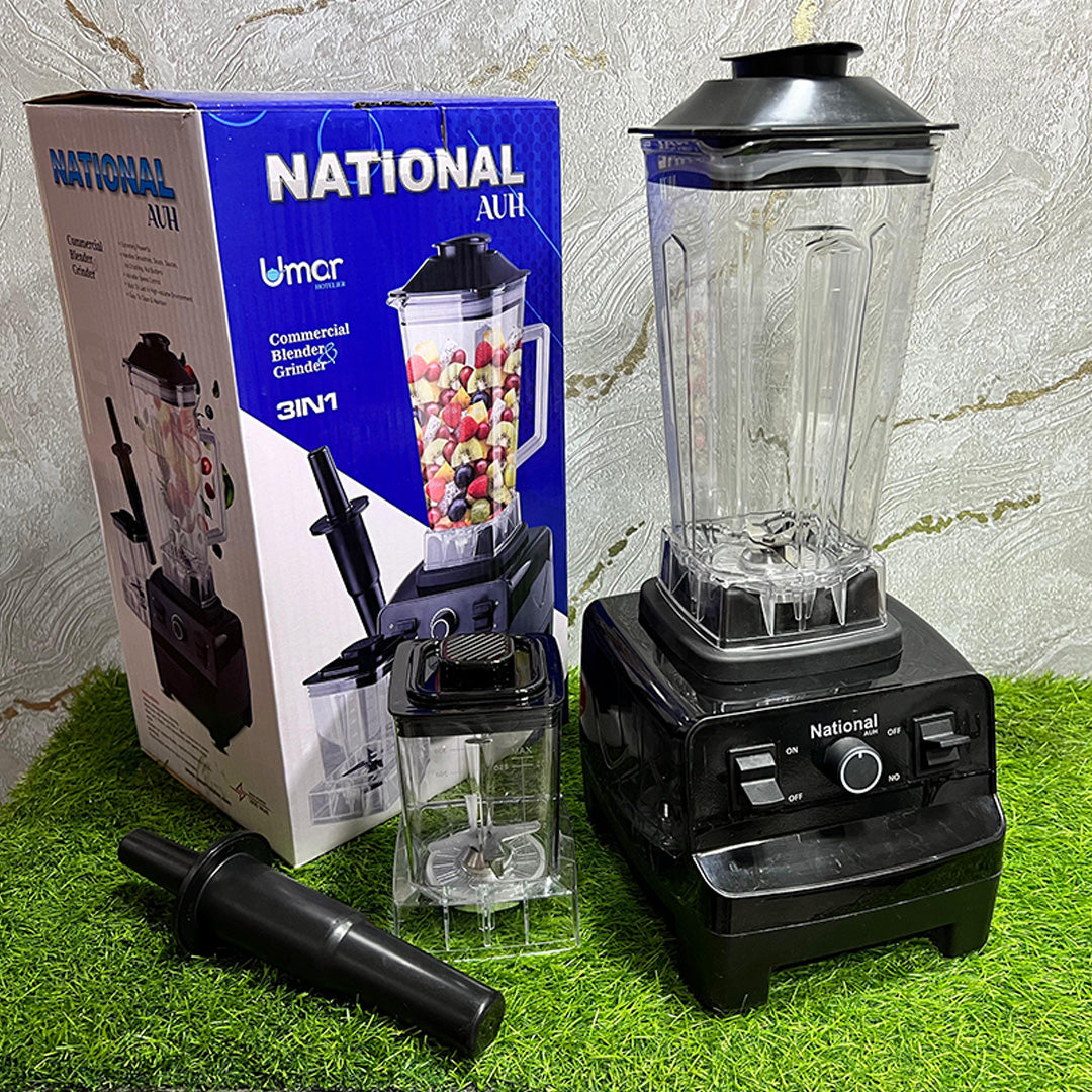Multi-Functional National AUH 3-in-1 Commercial Blender & Grinder