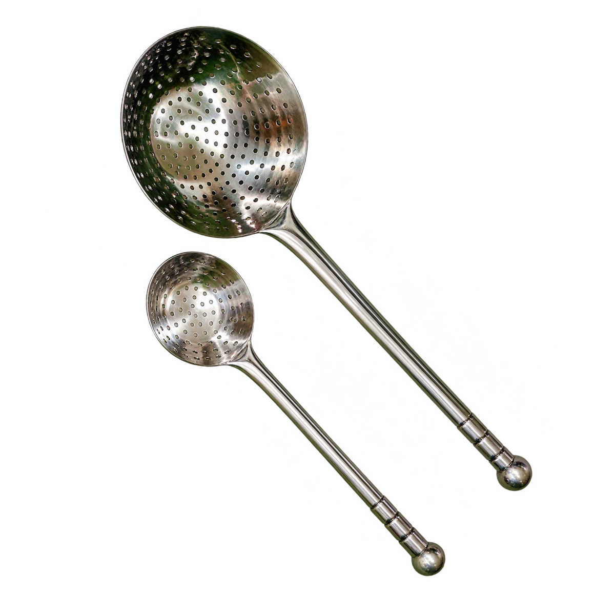 Stainless Steel Dhora with Holes – Perforated Strainer Bowl