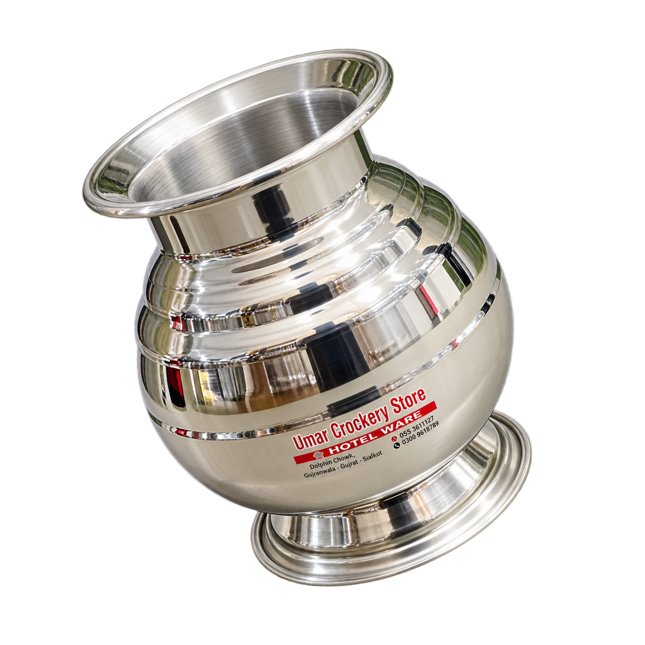 Premium Stainless Steel Tamaloo (Lassi Jar) – Traditional Drink Server