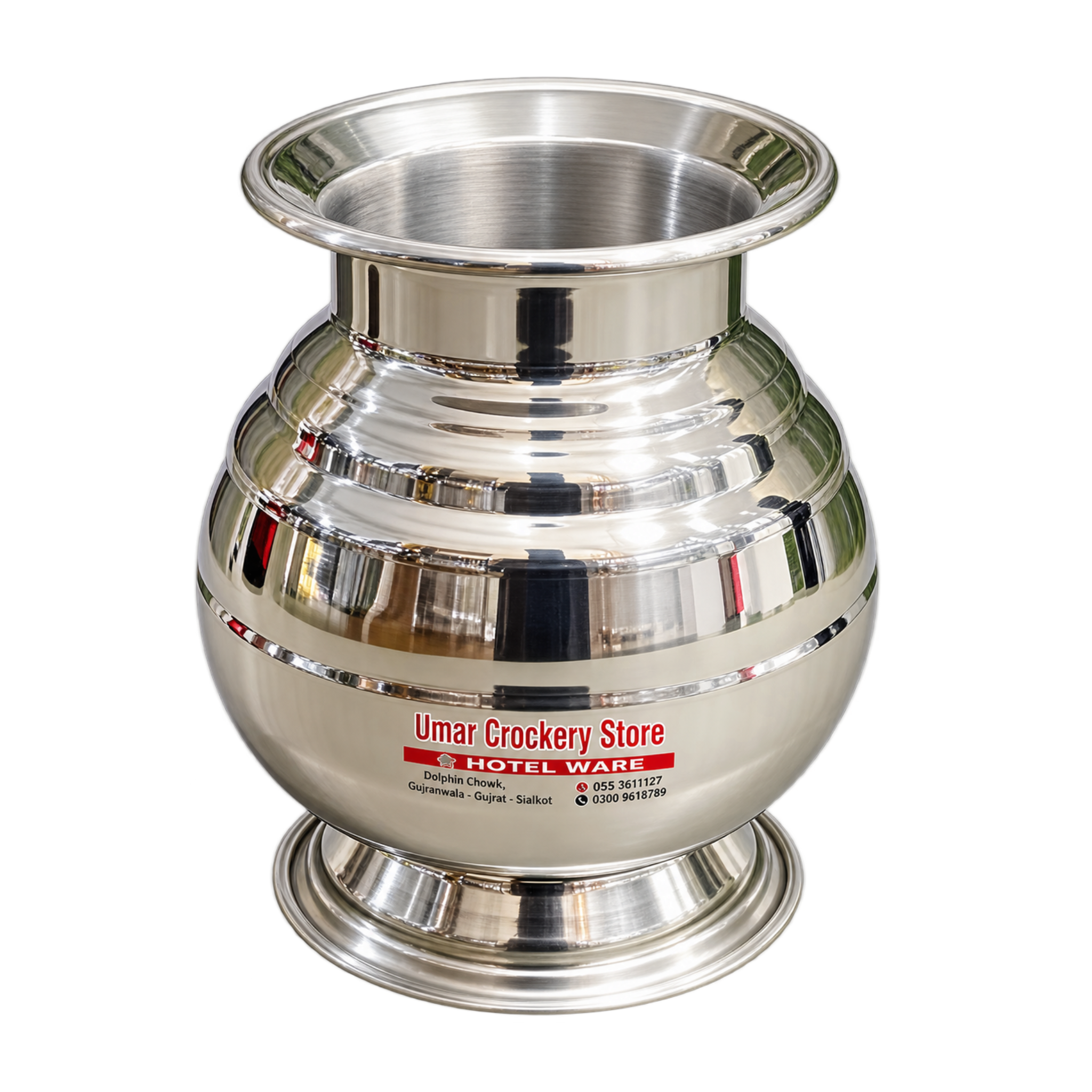 Premium Stainless Steel Tamaloo (Lassi Jar) – Traditional Drink Server