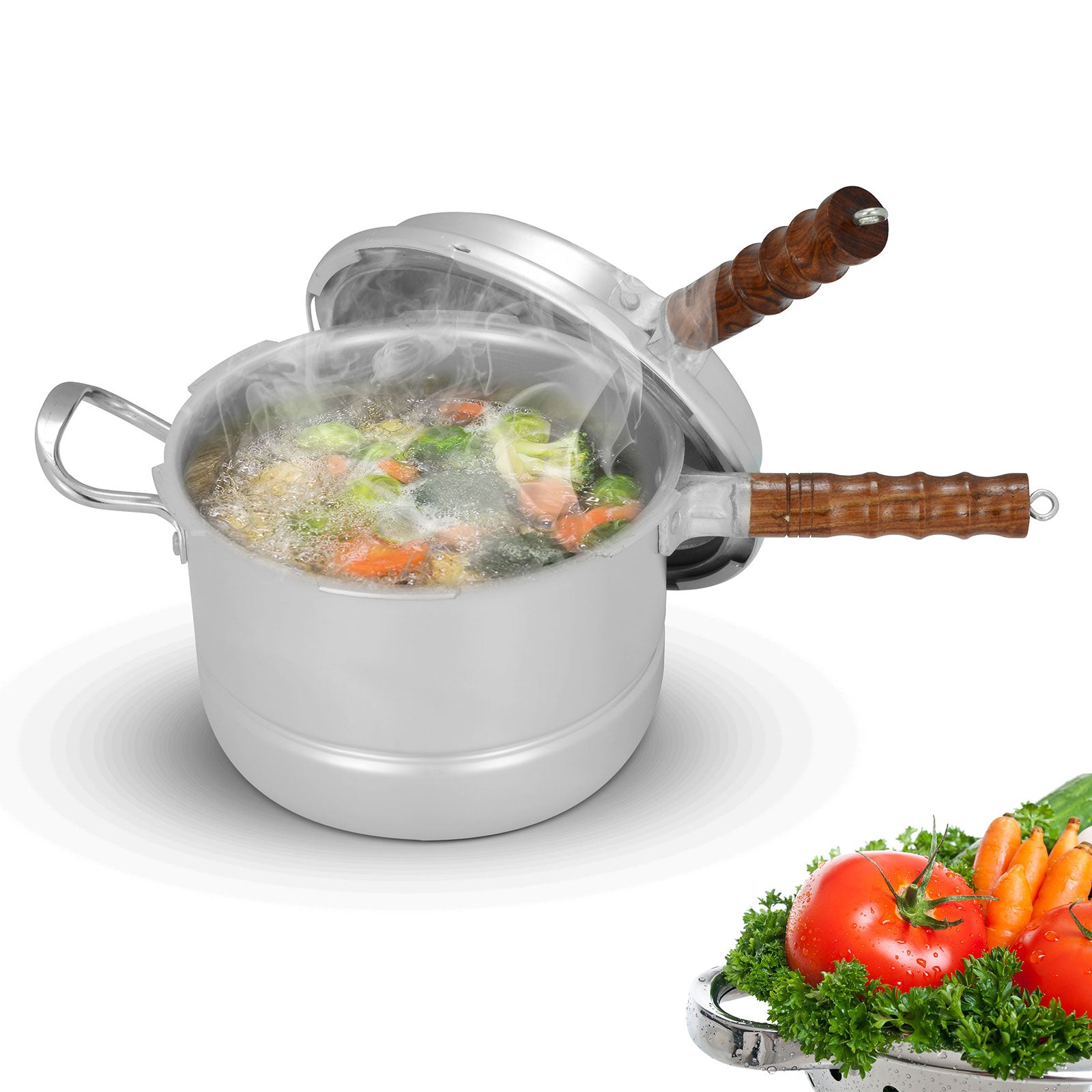 AR Woodco Steamer Pressure Cooker