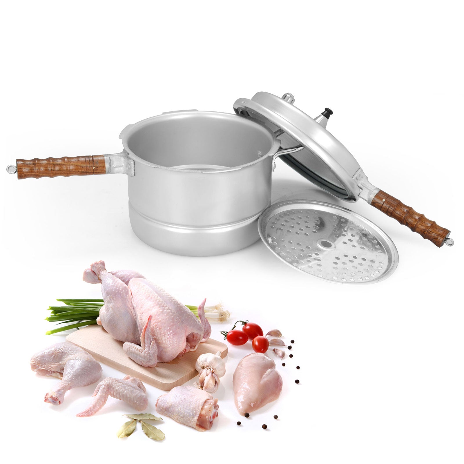 AR Woodco Steamer Pressure Cooker