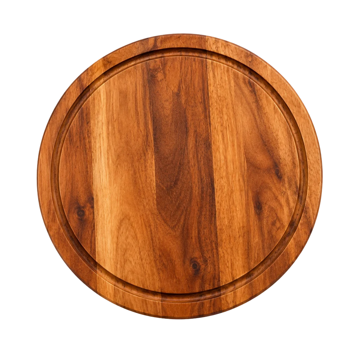 Wooden Base Serving Board – Round Wooden Serving Platter