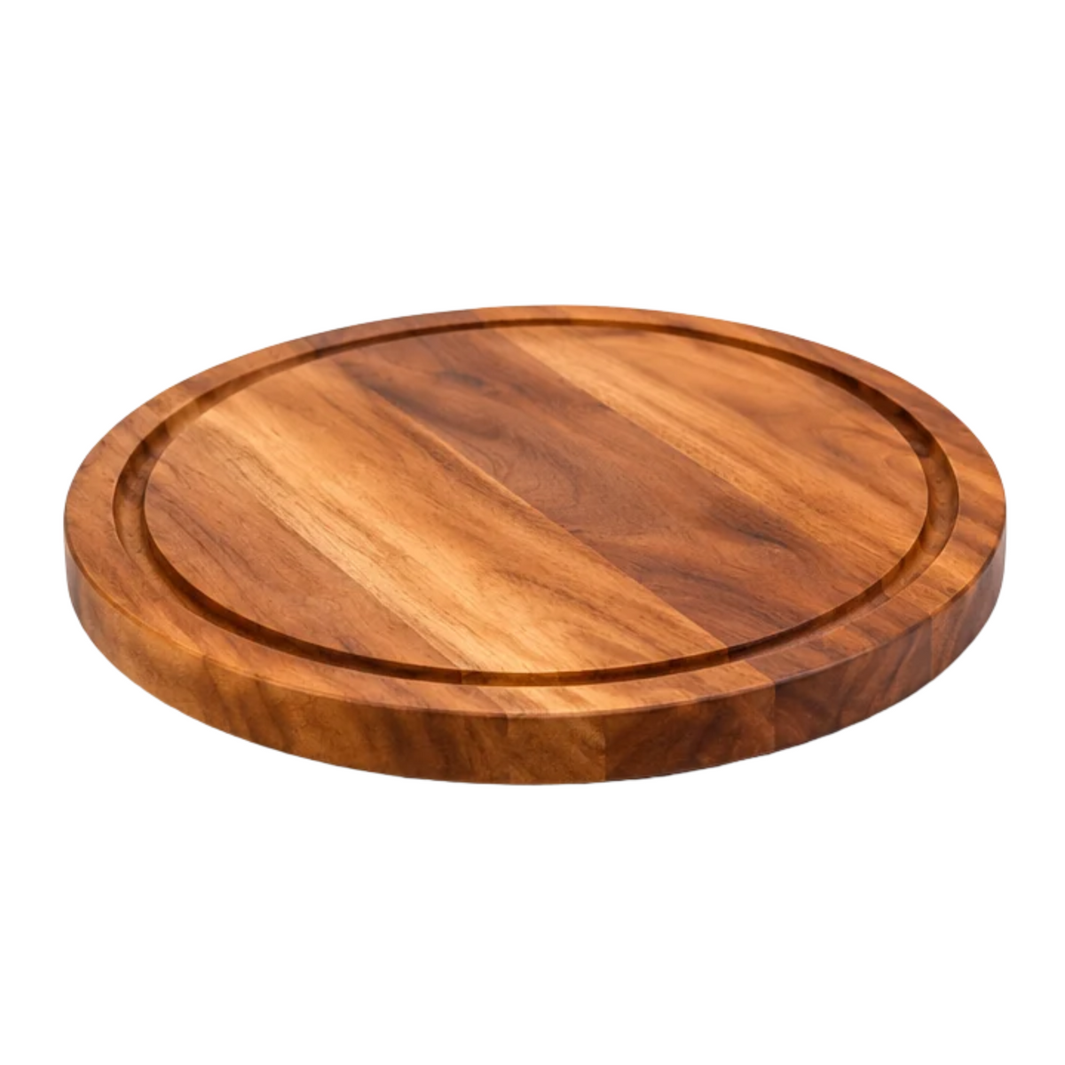 Wooden Base Serving Board – Round Wooden Serving Platter