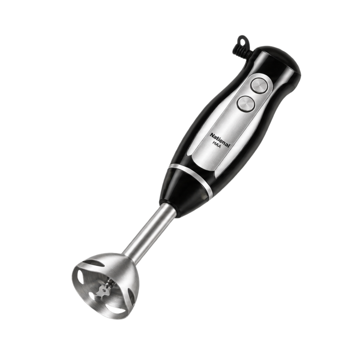 National HAA-1201 3-in-1 Hand Blender – Stainless Steel Immersion Blender with Whisk Attachment