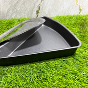 Non Stick Pizza Slice with Stainless Steel Lid