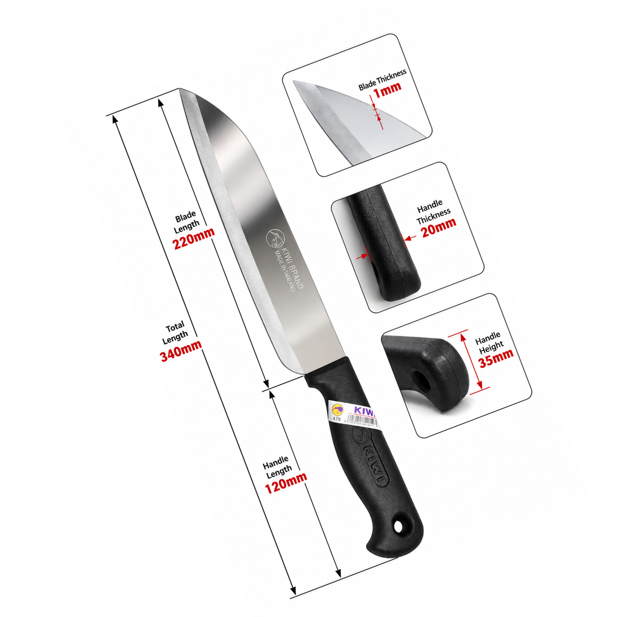KIWI Knife 479 Chef Knife