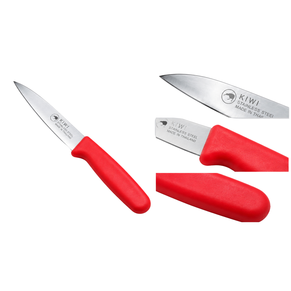 Kiwi Knife Fruit Carving Red Handle for Fruits and Vegetables 001