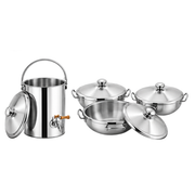 Oreal Legacy Stainless Steel Wedding Set – 4-Piece Cookware Gift Set