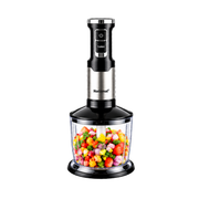 National HAA-1203 Hand Blender 5 in 1 with Chopper, Whisk & Coffee Beater