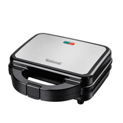 National HAA-324 3-in-1 Sandwich Maker – Electric Toaster with Interchangeable Plates