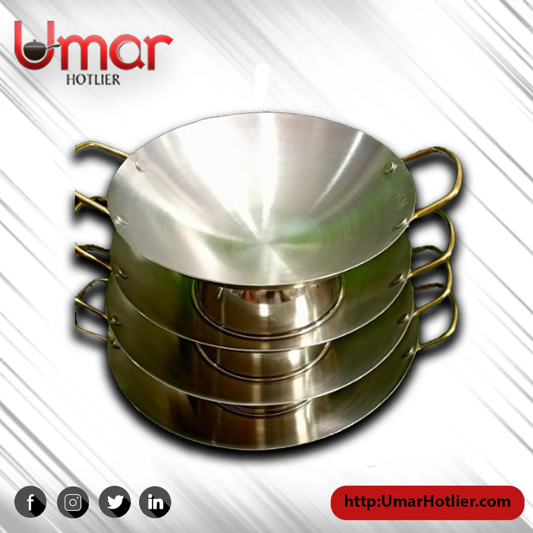 Chinese Karahi featuring Golden Handles