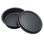 Non Stick Pizza Pan with Lid (7–17 Inch) | Heavy Duty Iron Pizza Pan