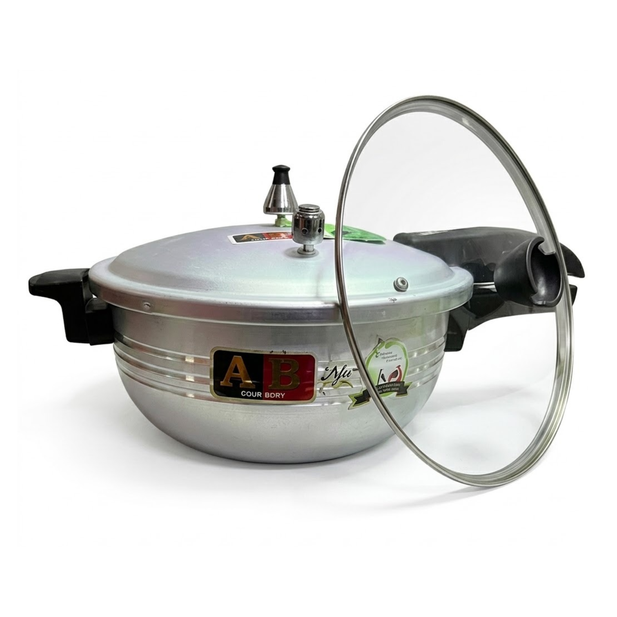 AR 2 in 1 Pressure Cooker Wok + Free Glass Lid | Original AR Cookware